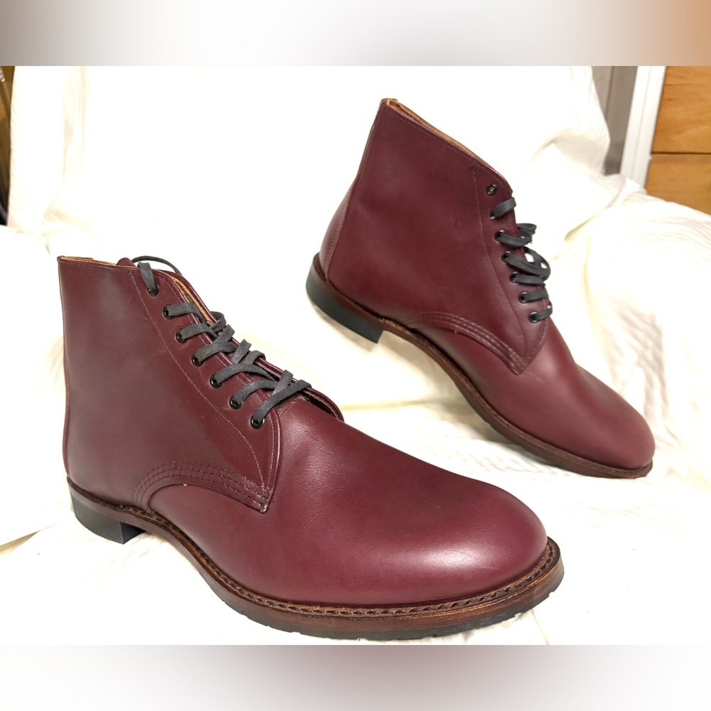 Red Wing Sheldon 9072 Black Cherry Men’s Boots Shoes Sz 10.5